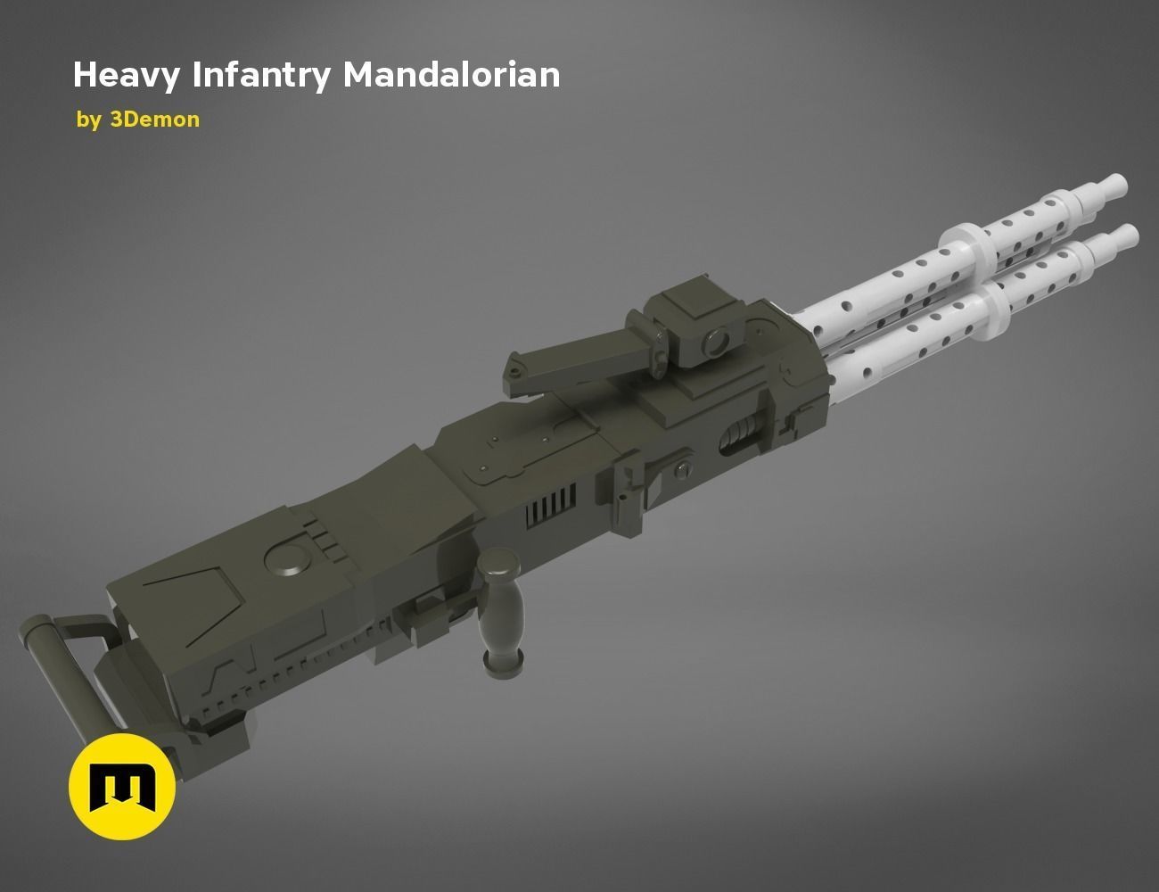 Paz Vizla Heavy Infantry Mandalorian Bundle 3D print model_42