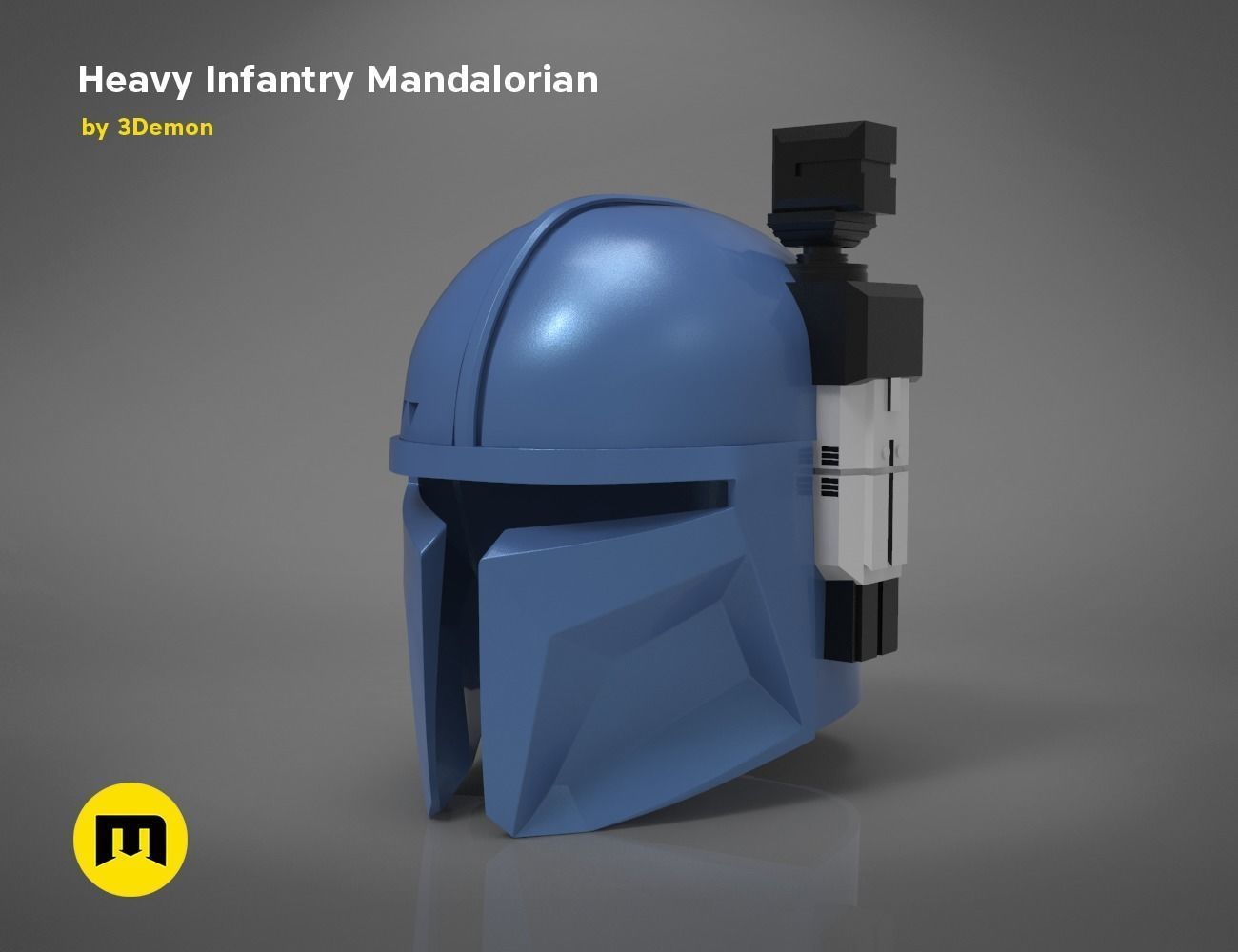 Paz Vizla Heavy Infantry Mandalorian Bundle 3D print model_34