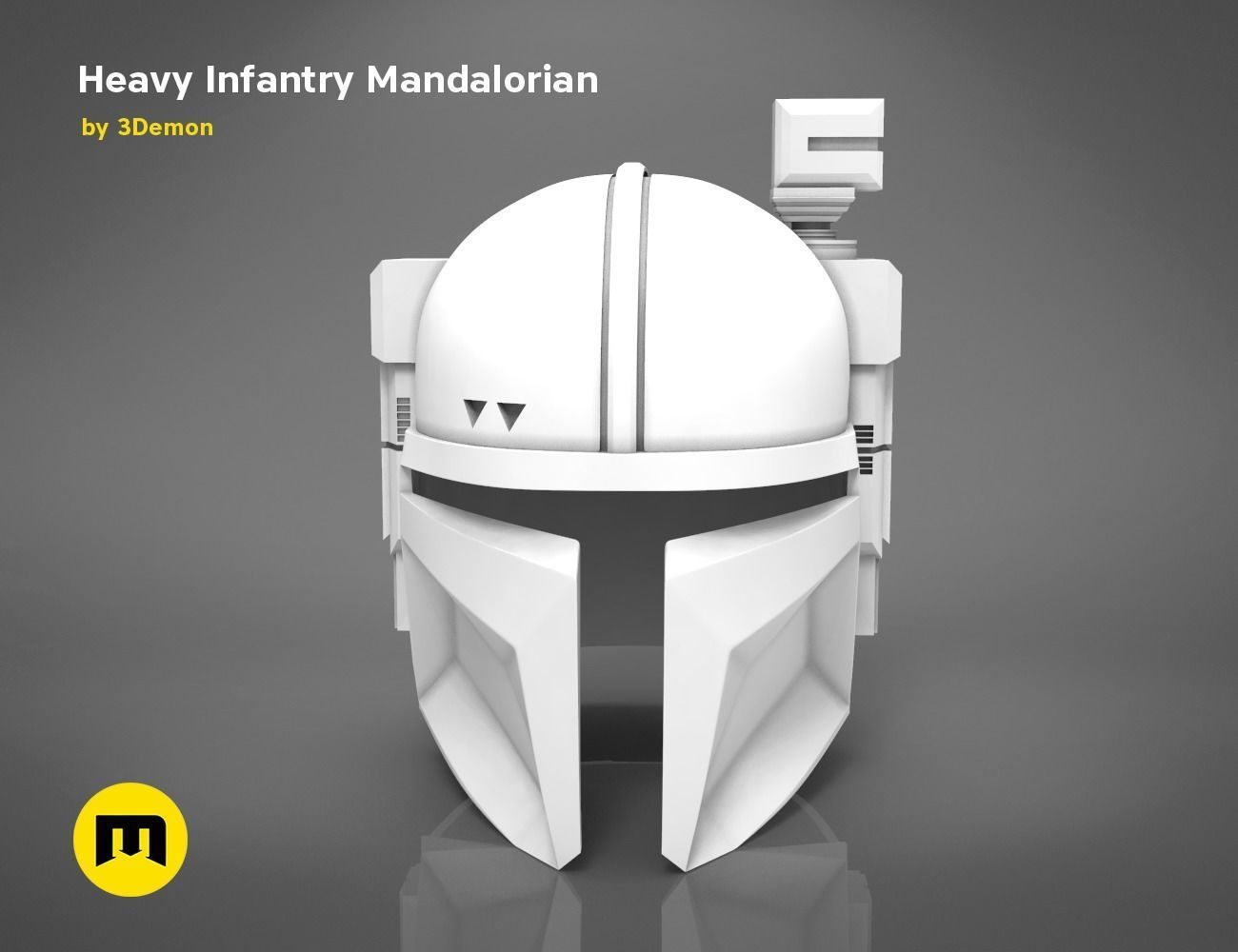 Paz Vizla Heavy Infantry Mandalorian Bundle 3D print model_38