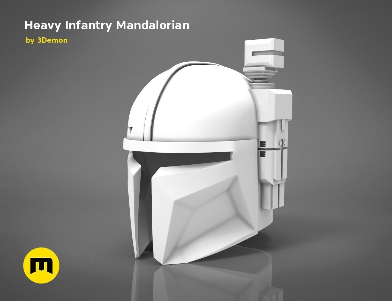 Paz Vizla Heavy Infantry Mandalorian Bundle 3D print model_37