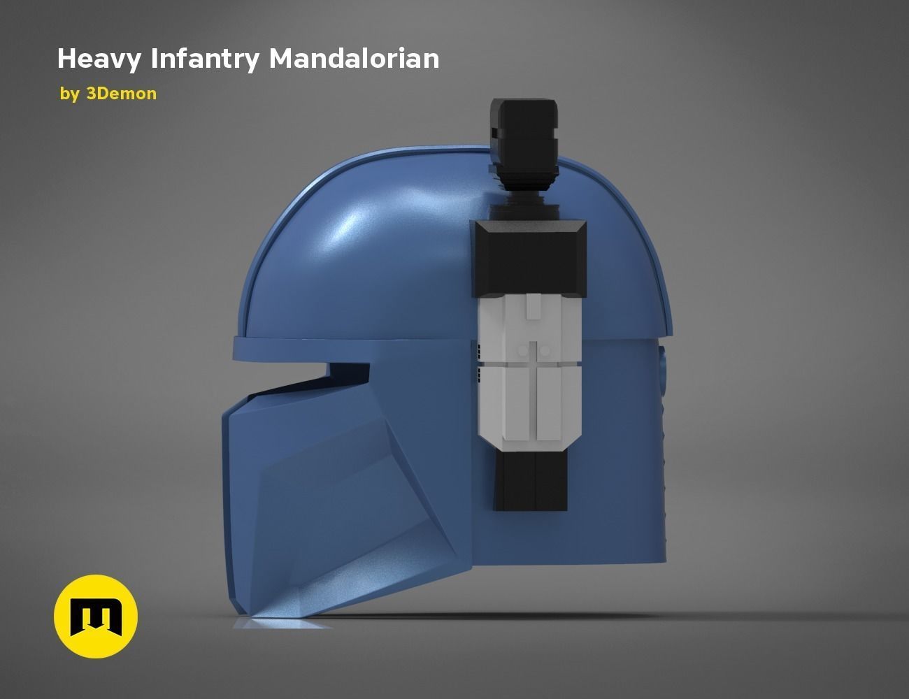 Paz Vizla Heavy Infantry Mandalorian Bundle 3D print model_35