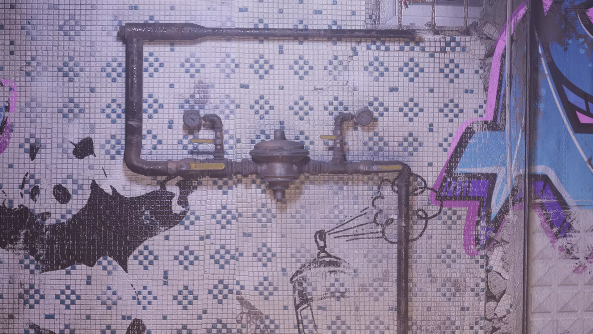 Gas Meter  Low-poly 3D model_0