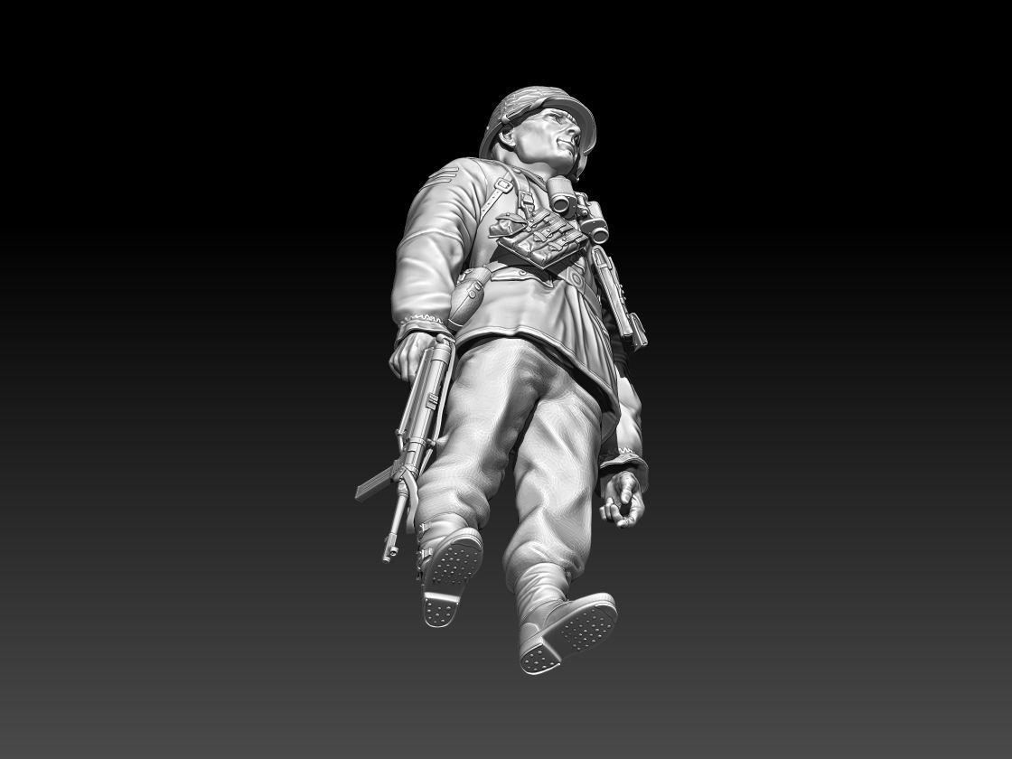German soldier 3D print model_7