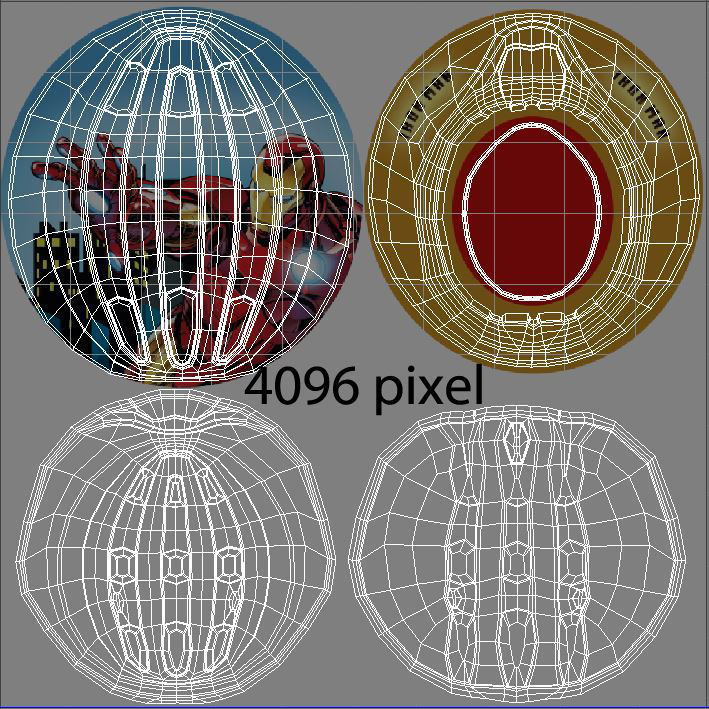 Bike helmet Low-poly 3D model_10