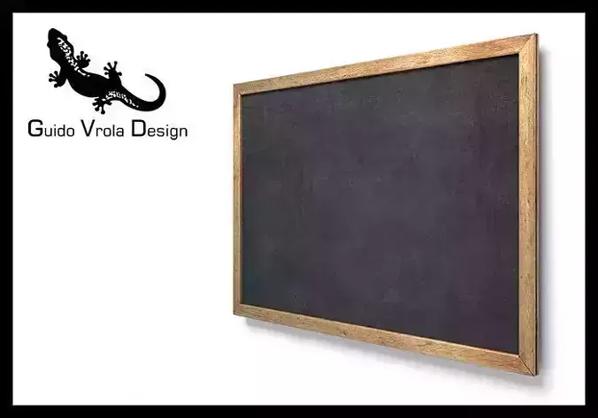 Blackboard 3D model