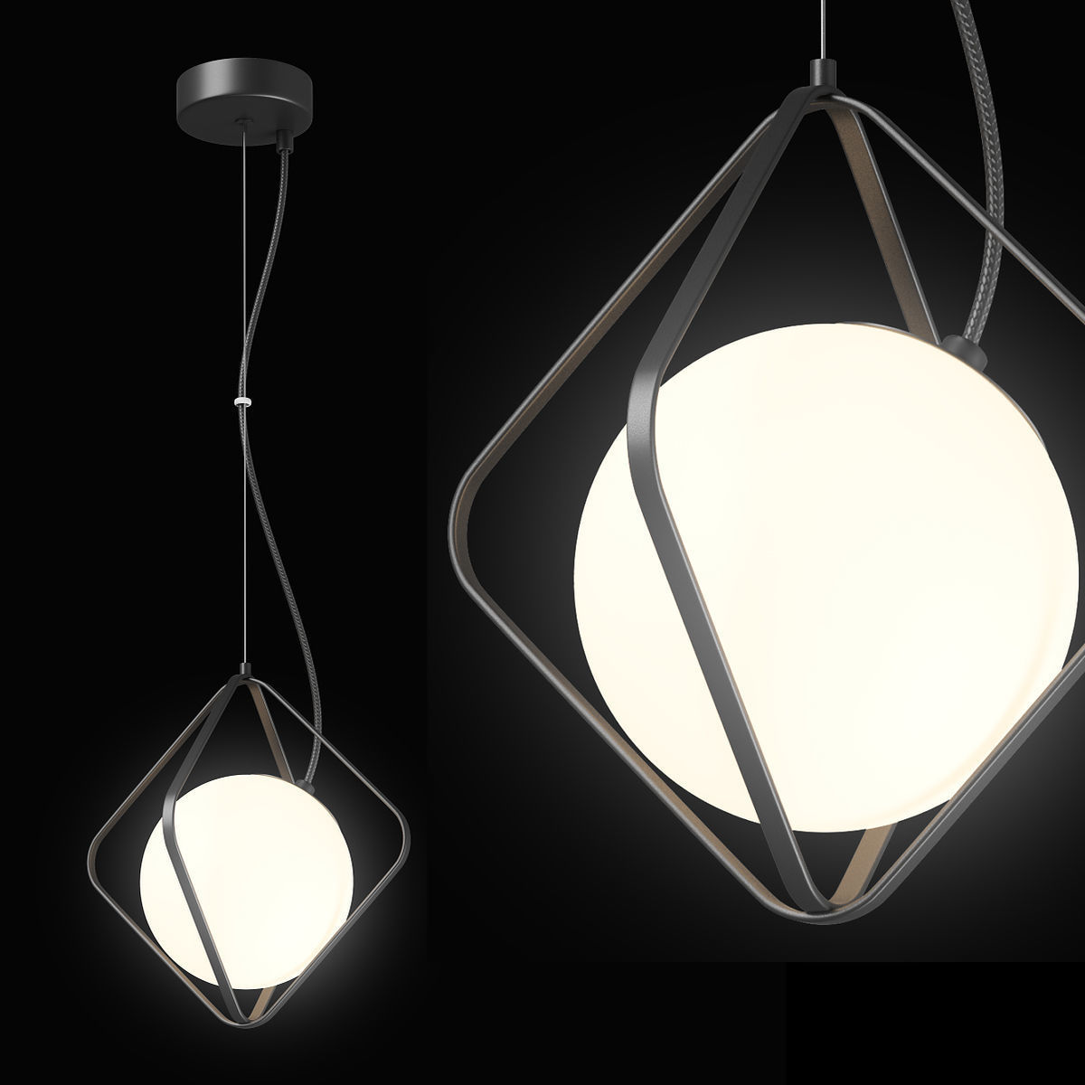 803317 Globo Lightstar Pendant chandelier 3D model_1