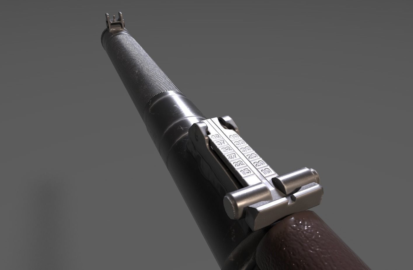 as-VAL rifle Low-poly 3D model_2