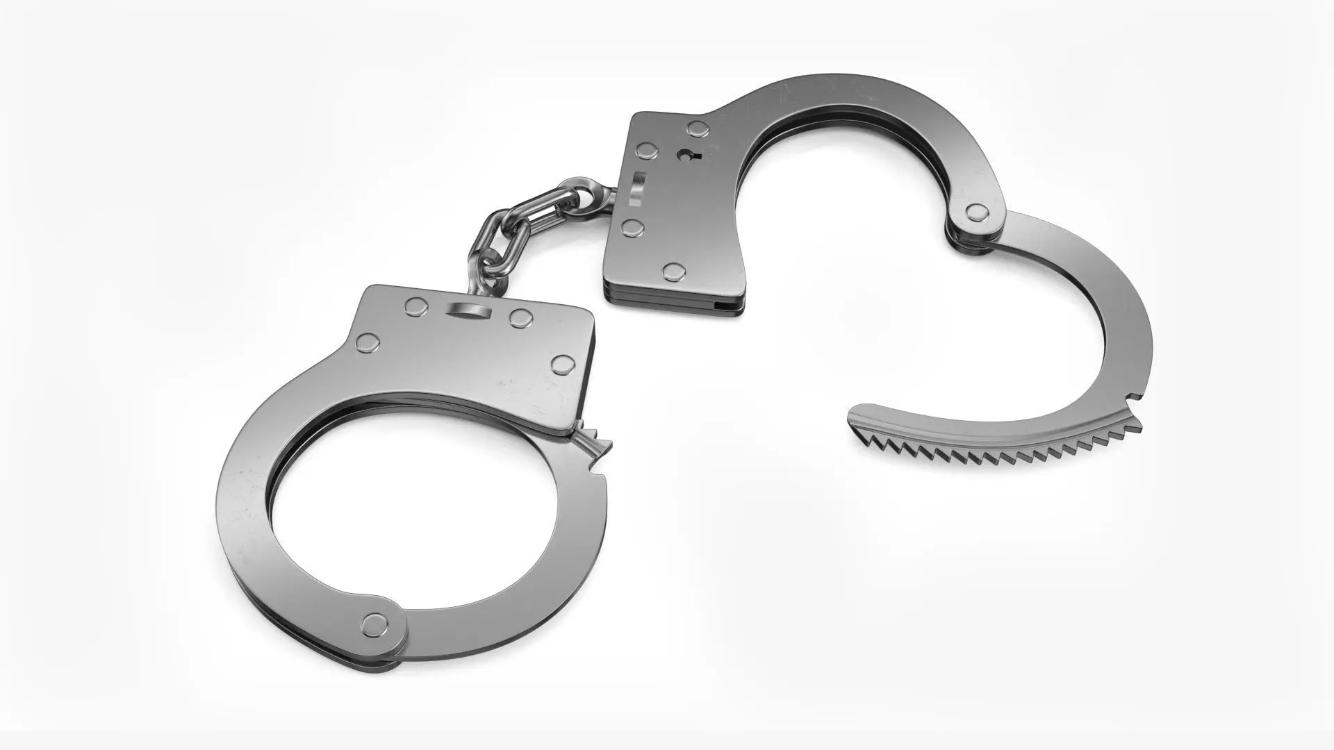 Handcuffs PBR Low-poly 3D model