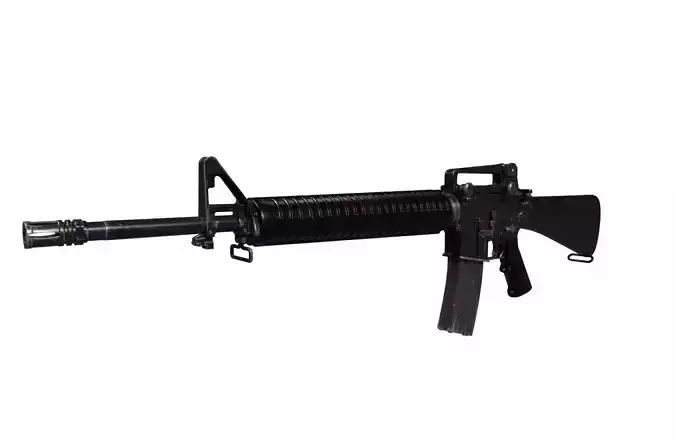 M16 RIFLE Low-poly 3D model