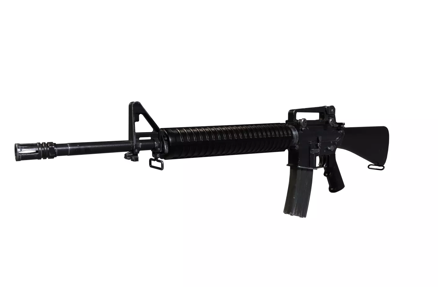 M16 RIFLE Low-poly 3D model_0