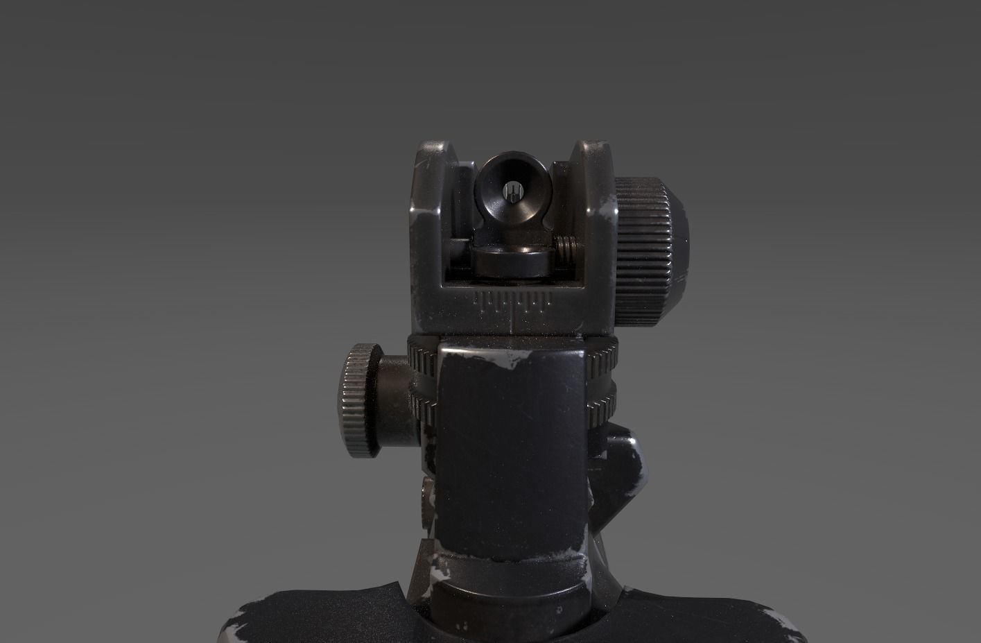 M16 RIFLE Low-poly 3D model_7