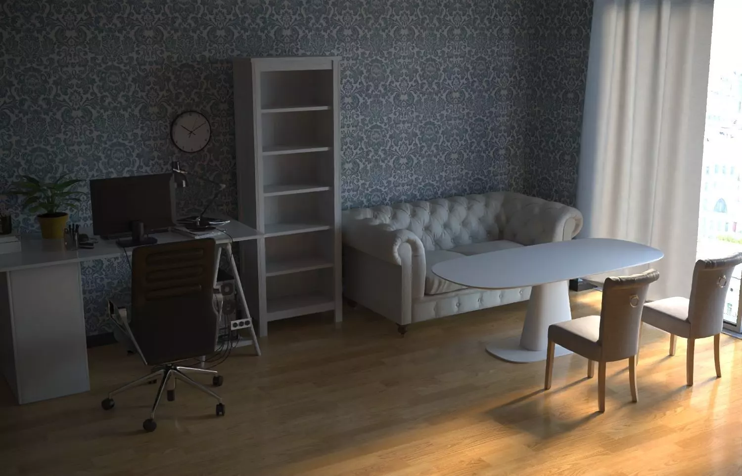 Interior design 3D model_0