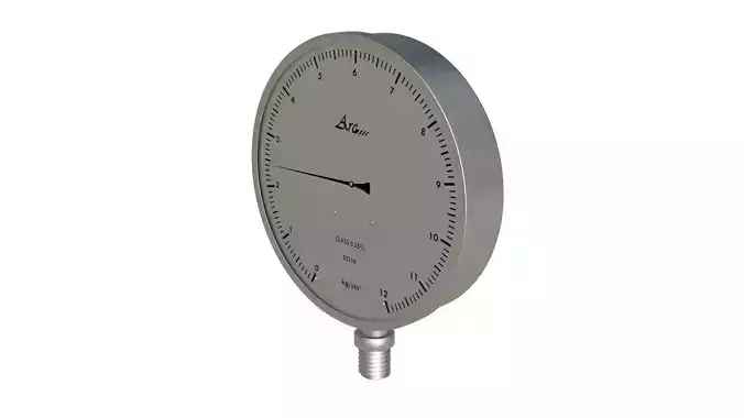 pressure gauge 3D model