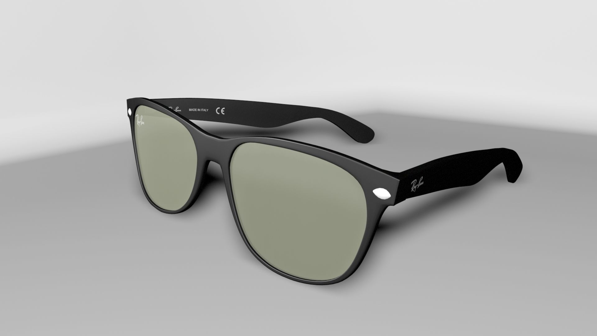 Rayban New wayfarer classic 3D model_1