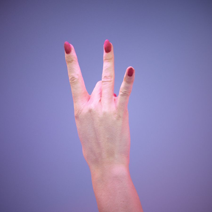 Sign Numbers 8 3D model_5