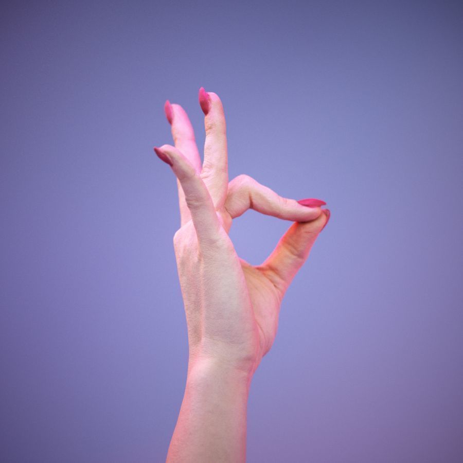 Sign Numbers 8 3D model_3