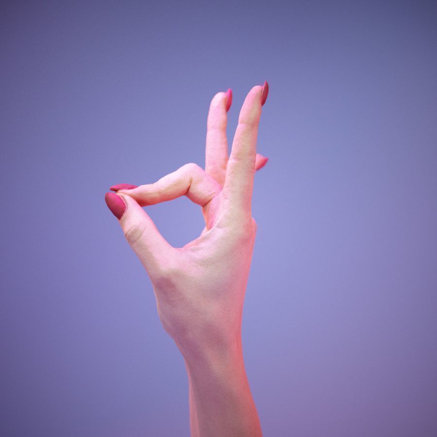 Sign Numbers 8 3D model_9