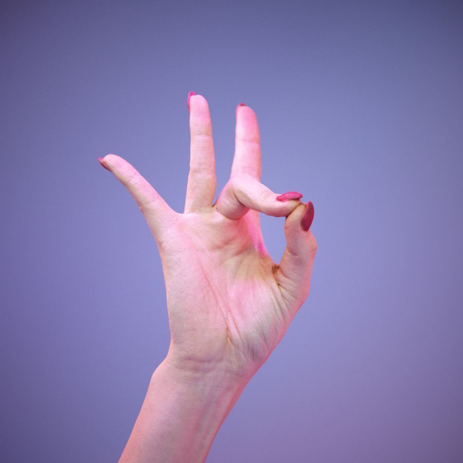 Sign Numbers 8 3D model_1