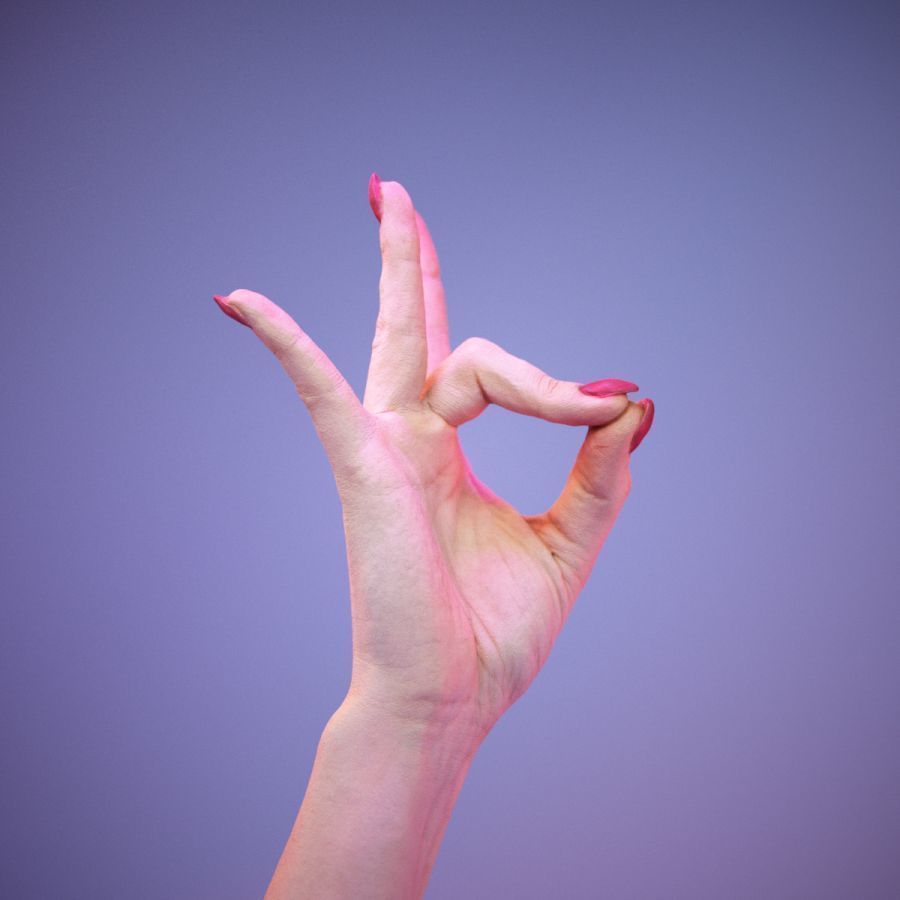 Sign Numbers 8 3D model_2