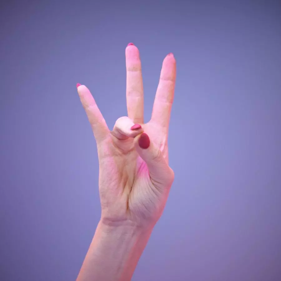 Sign Numbers 7 3D model_0