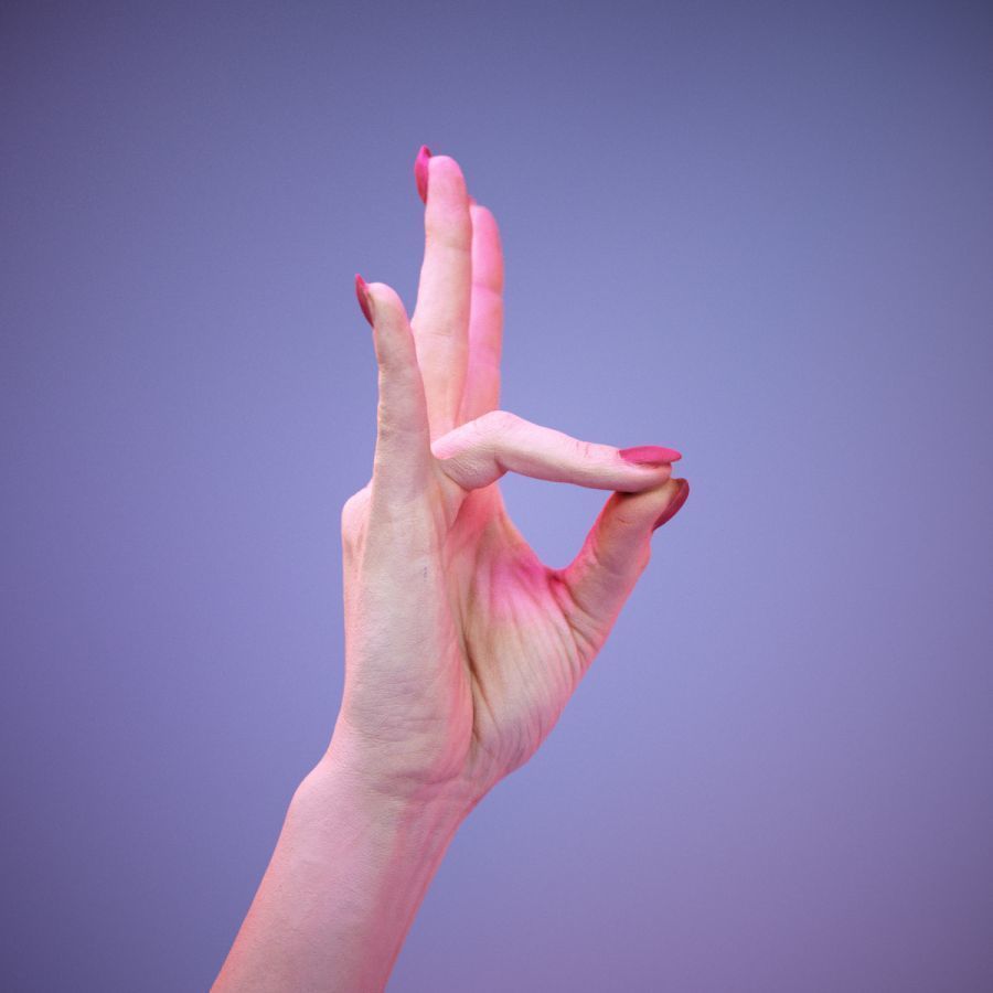 Sign Numbers 7 3D model_2