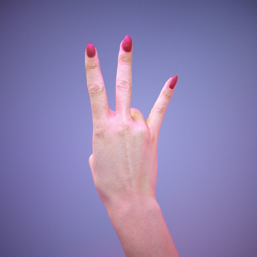 Sign Numbers 7 3D model_6