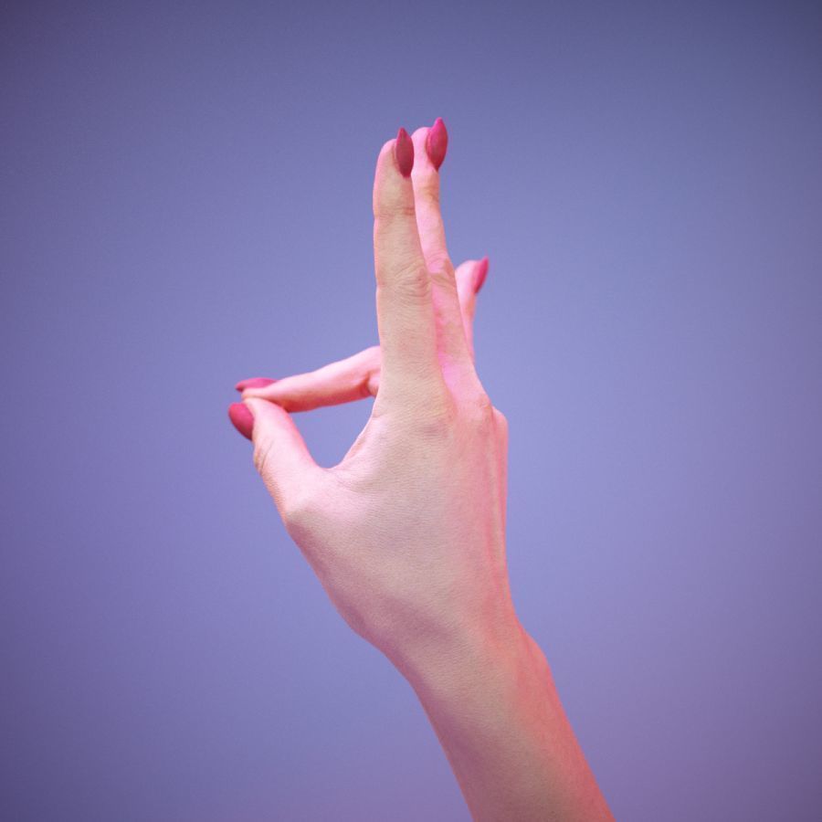 Sign Numbers 7 3D model_8