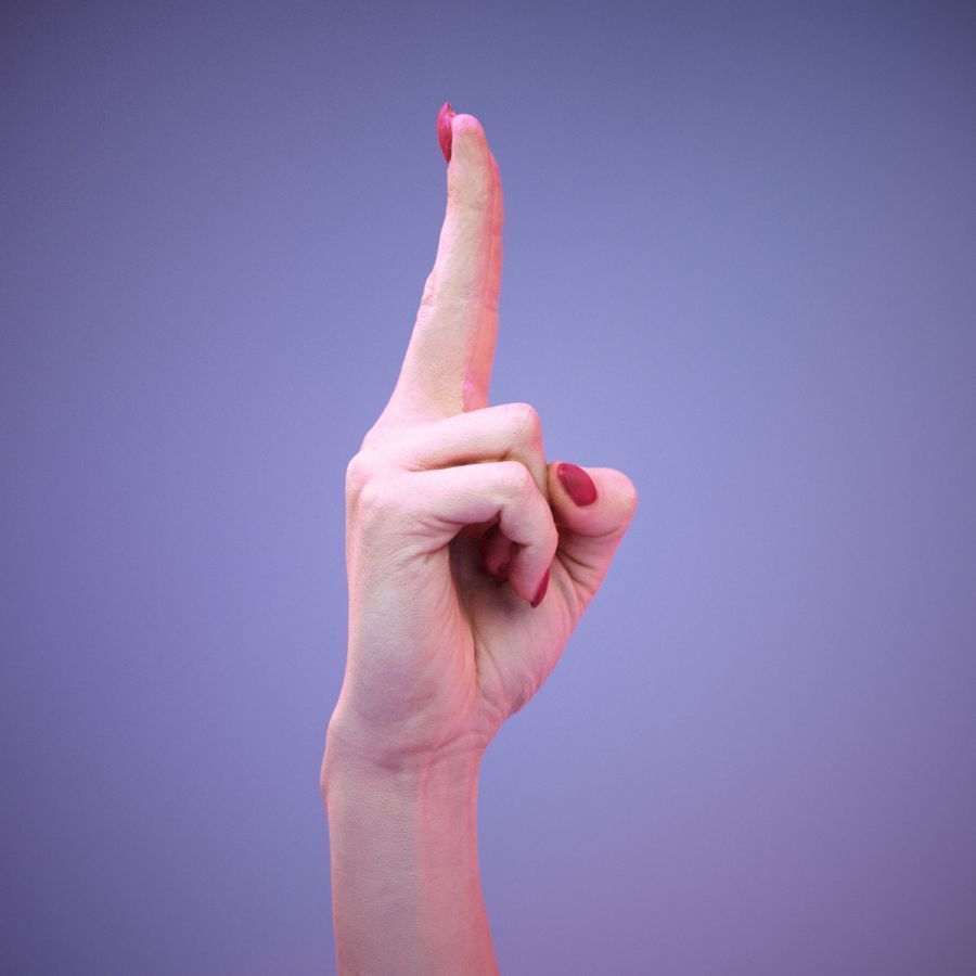 Sign Numbers 2 3D model_8