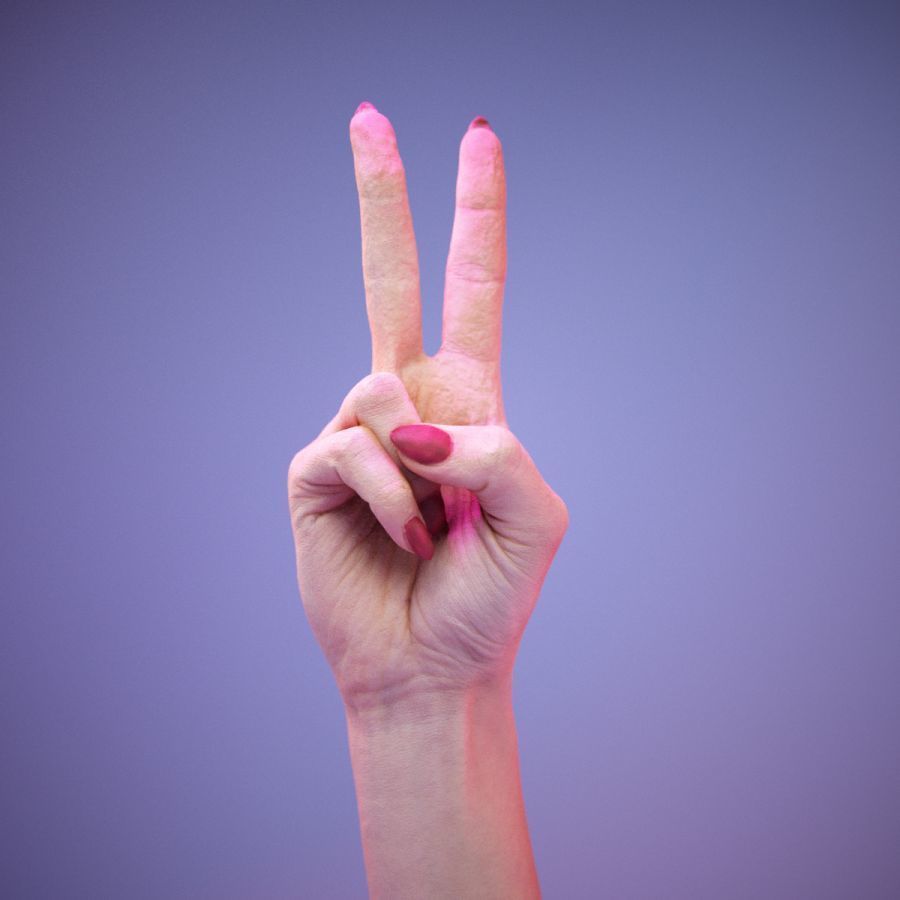 Sign Numbers 2 3D model_6