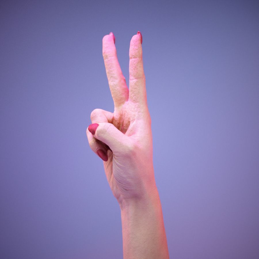 Sign Numbers 2 3D model_4