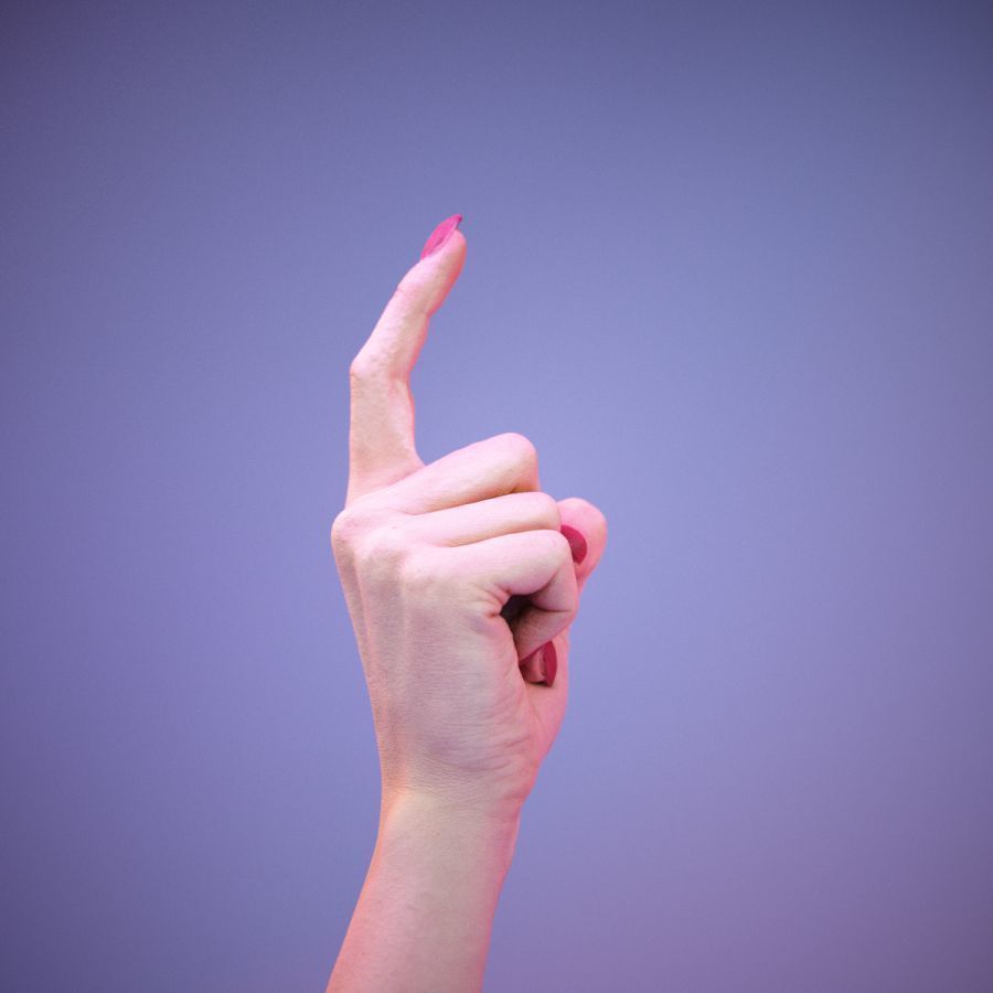 Sign Alphabet Z 3D model_3