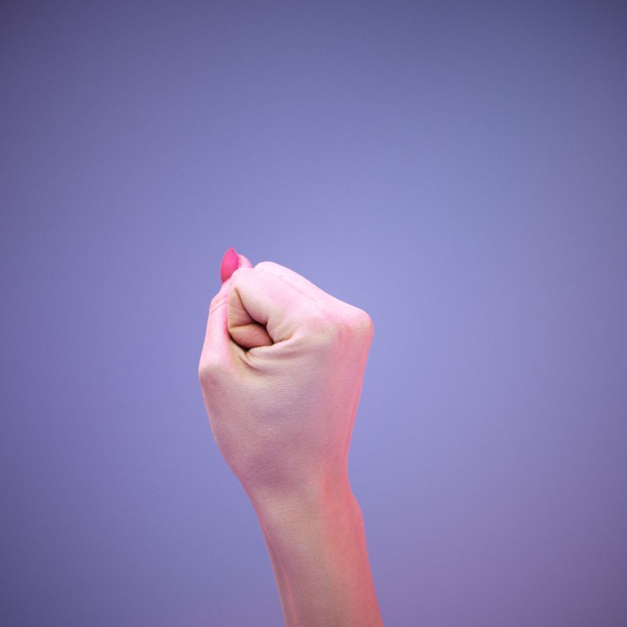 Sign Alphabet S 3D model_8