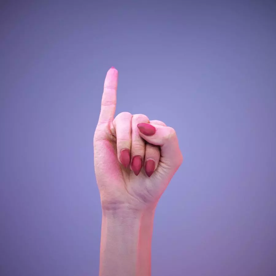 Sign Alphabet I 3D model_0