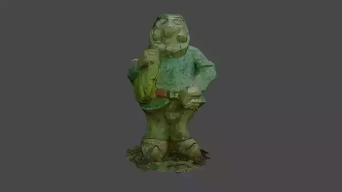 Old stone gnome