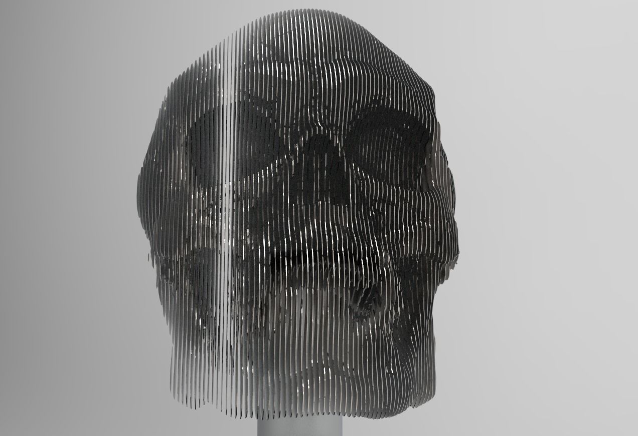 skull decoration 3D model_3
