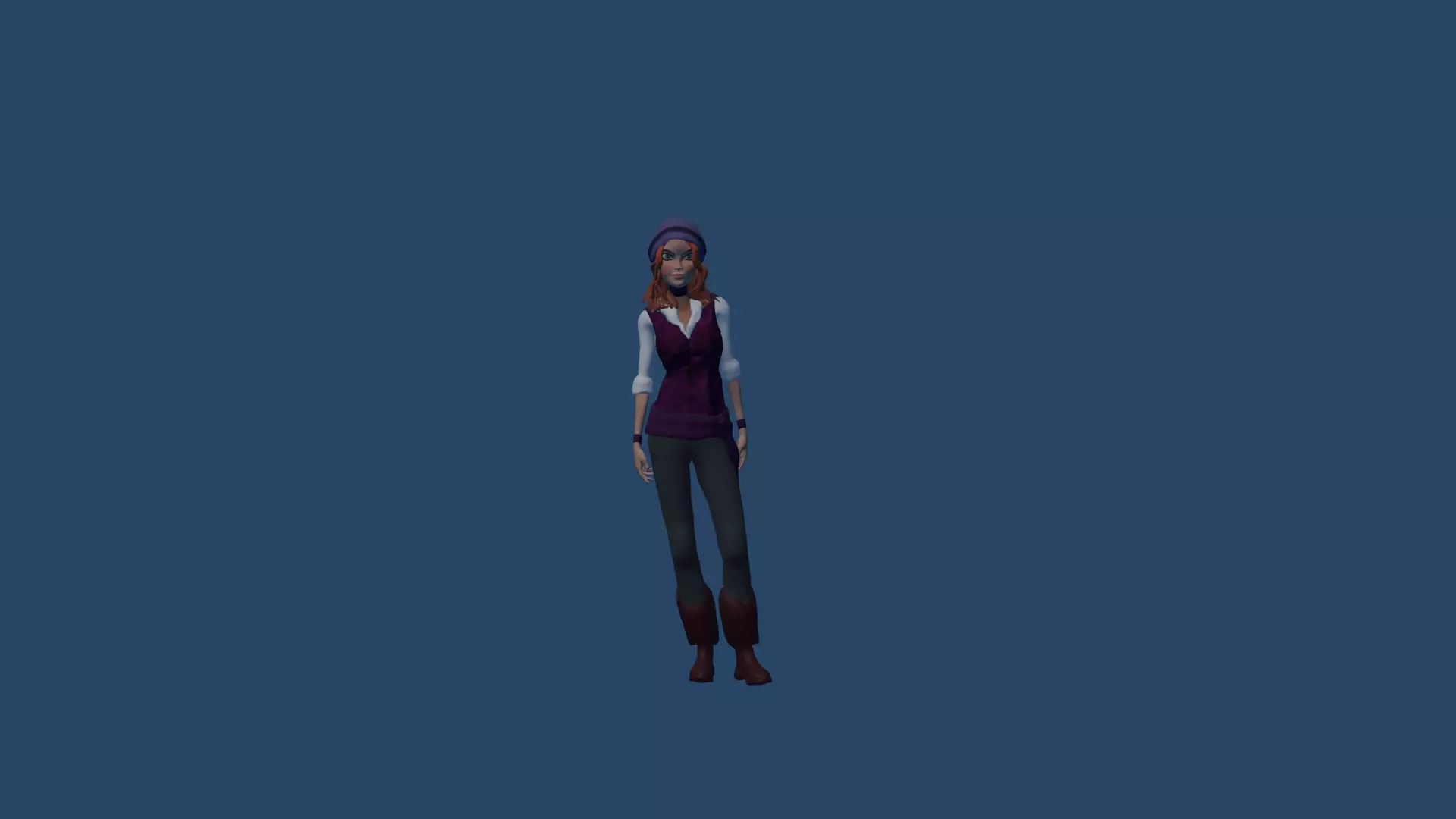 Elaine Marley Monkey Island game ready 3D print Low-poly 3D model