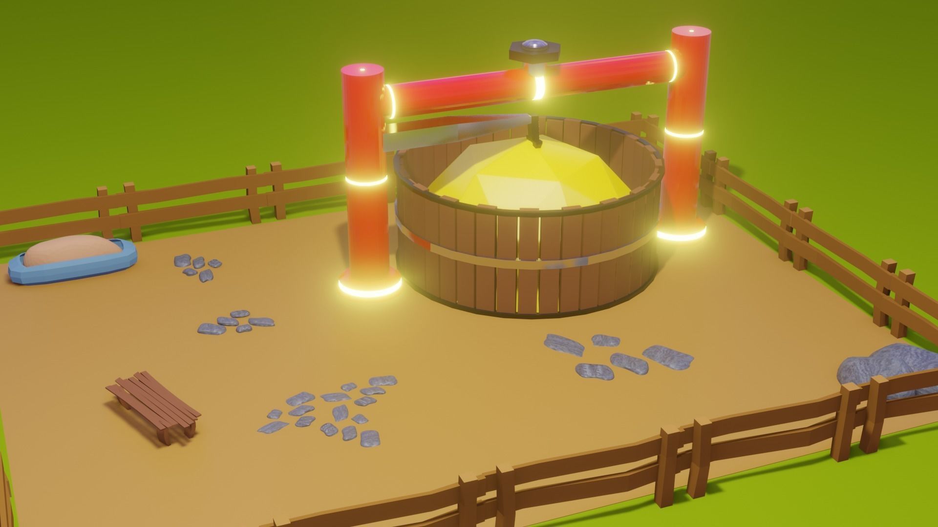 Product Machine Low-poly 3D model_2