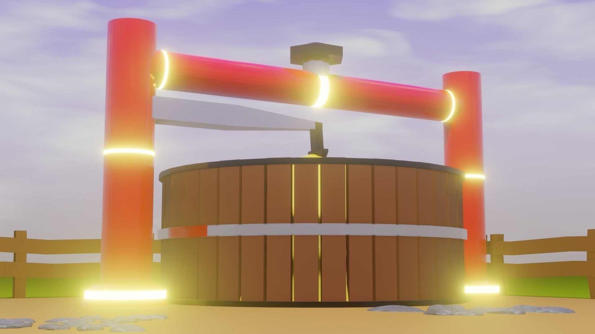 Product Machine Low-poly 3D model_3