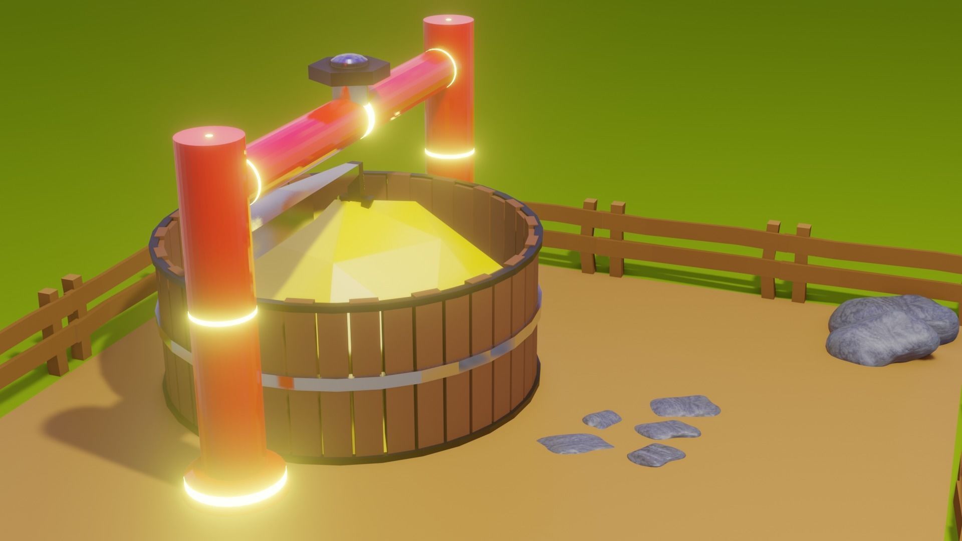 Product Machine Low-poly 3D model_4