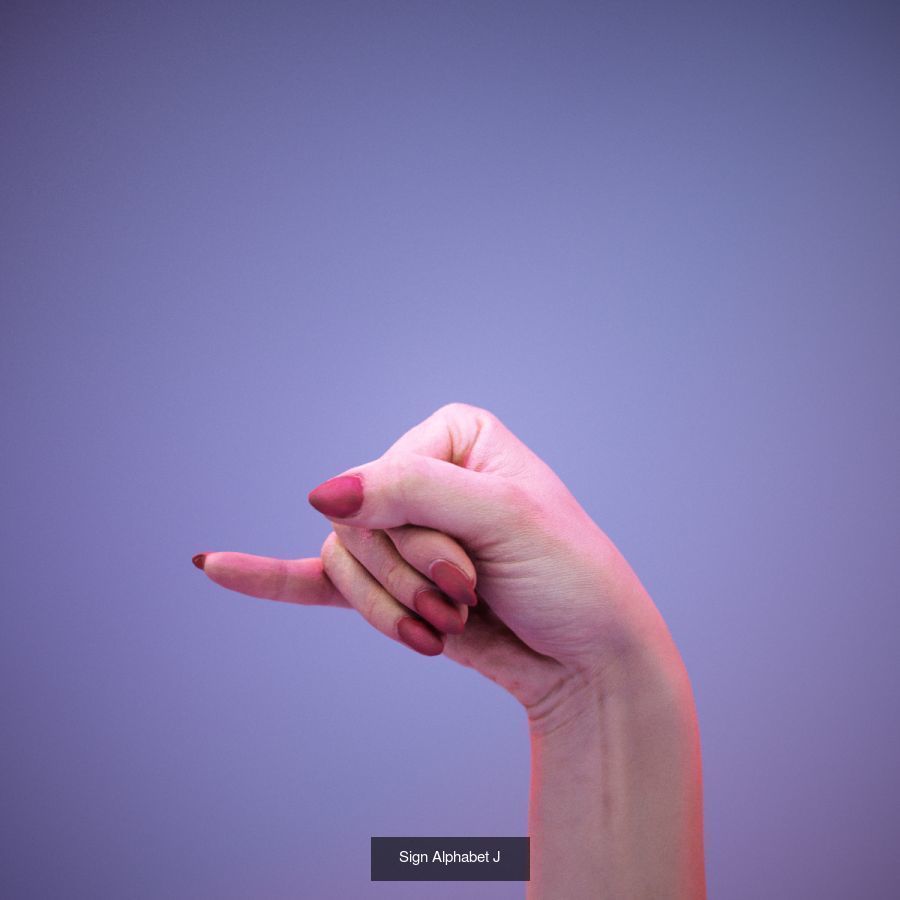 American Sign Language Alphabet and Numbers 3D Model Collection_31