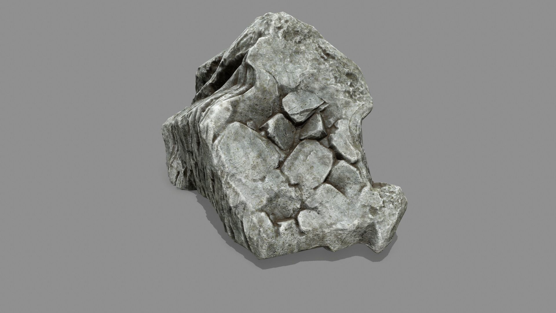 Rock set 1 Low-poly 3D model_13