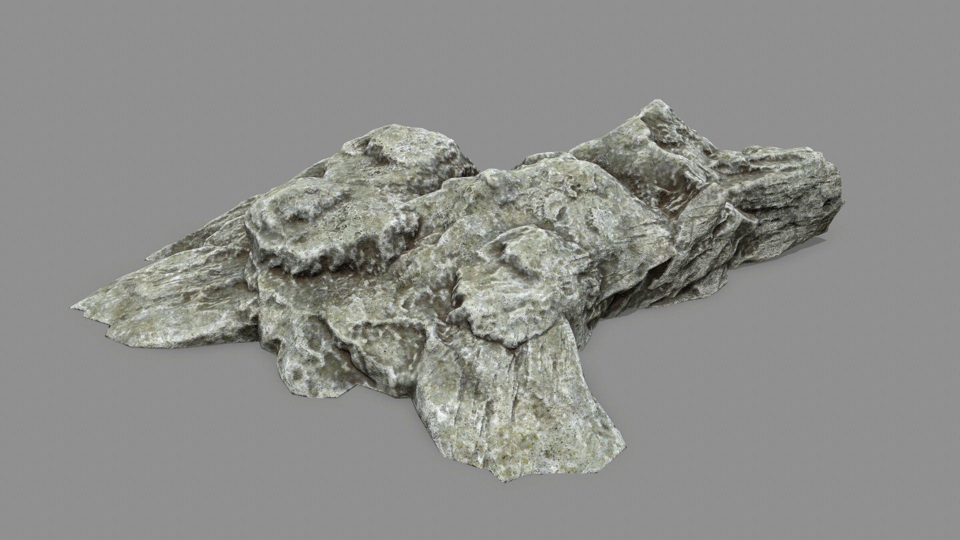 Rock set 1 Low-poly 3D model_5