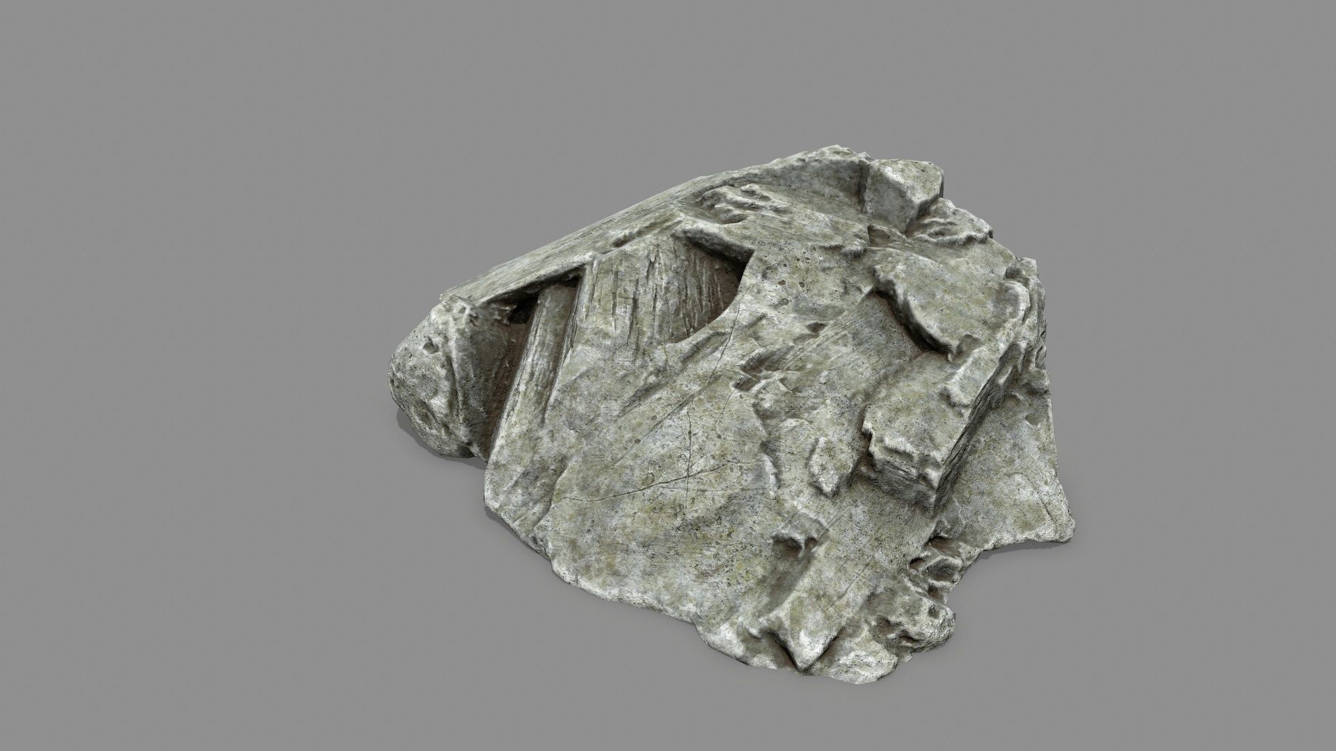 Rock set 1 Low-poly 3D model_3