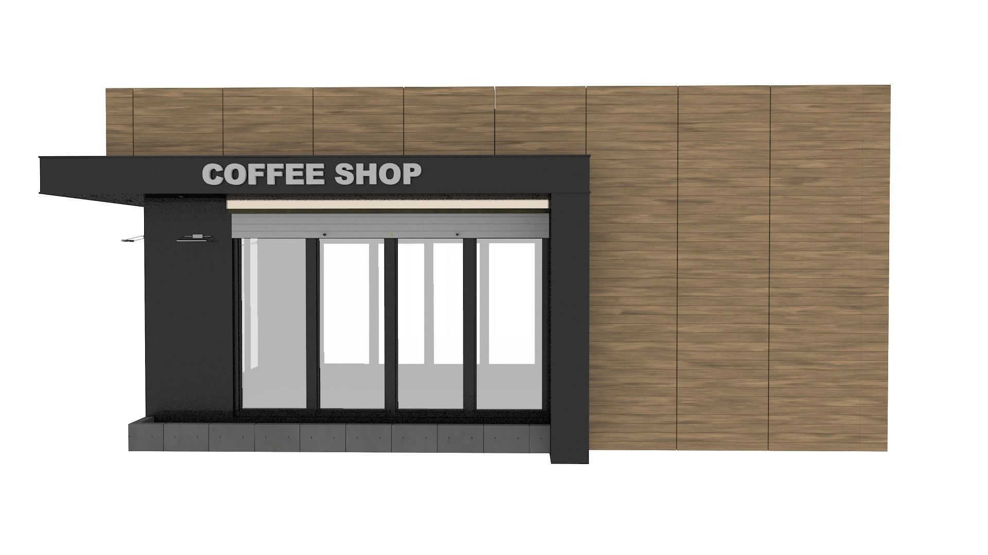 Coffee Pavilion 3D model_8