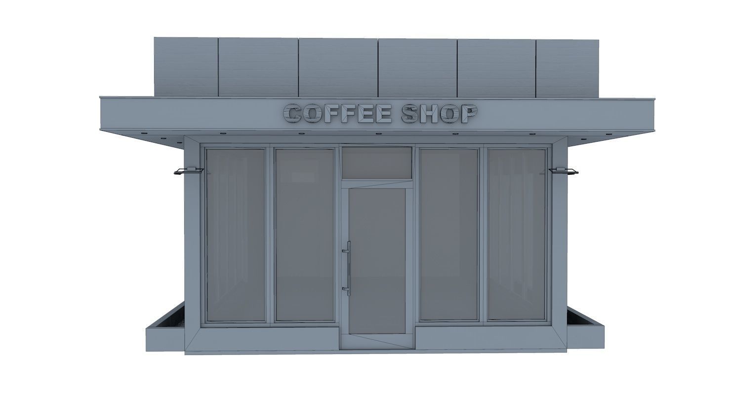 Coffee Pavilion 3D model_11
