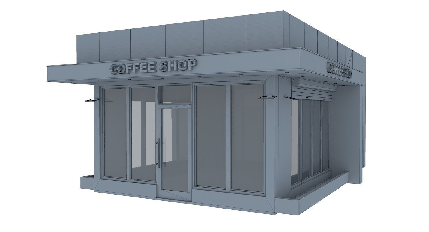Coffee Pavilion 3D model_9