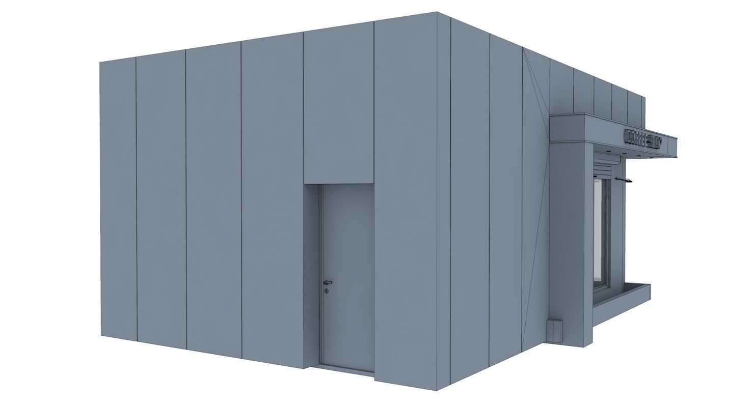 Coffee Pavilion 3D model_10