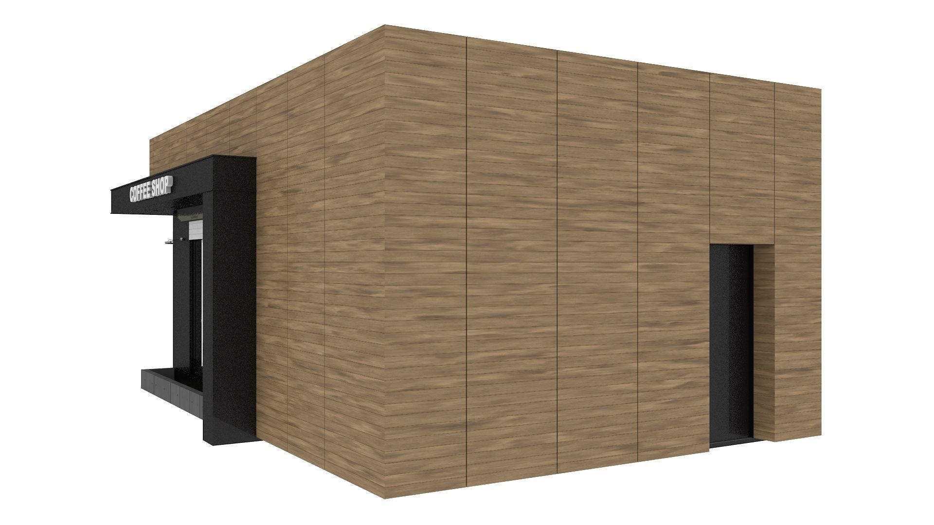 Coffee Pavilion 3D model_7