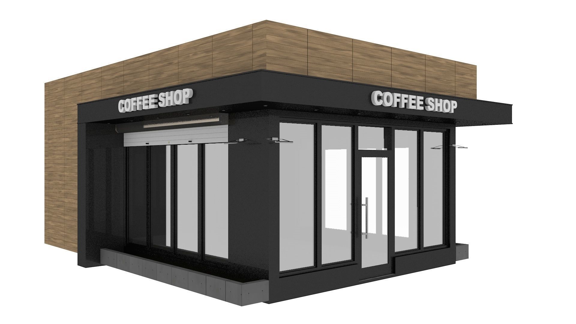 Coffee Pavilion 3D model_4