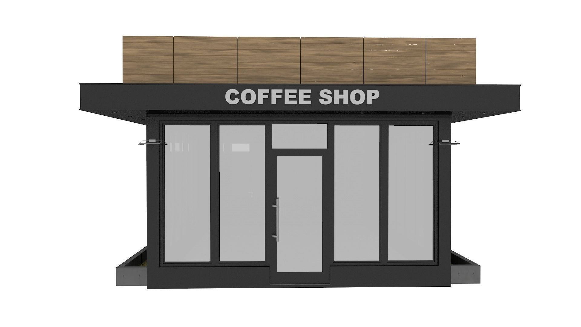Coffee Pavilion 3D model_3